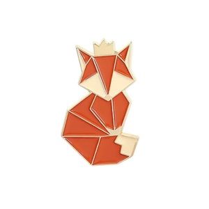 Cute Royal Fox Pin